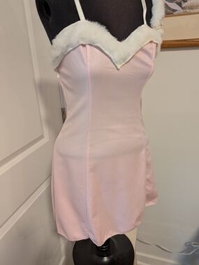 Leg Avenue Pink Slip Playboy Bunny Cosplay Costume M/L